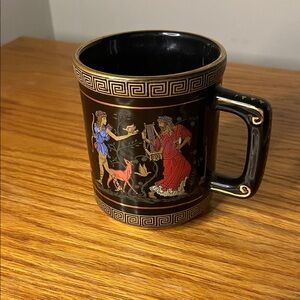 Adis Handmade Greek Mug with 24K Gold Trim